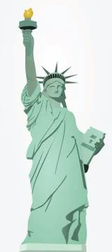 Statue of Liberty vector Stock Illustration