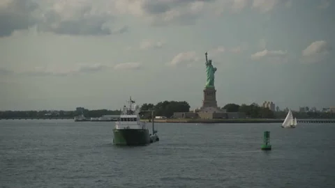 Statue of Liberty View Stock Footage 162590597