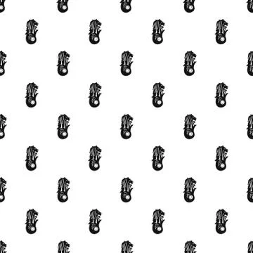 Statue of lion fish Merlion pattern, simple style Stock Illustration