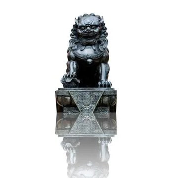 Statue of a lion Stock Photos