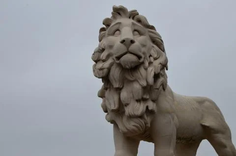 Statue of a lion Fotos de archivo