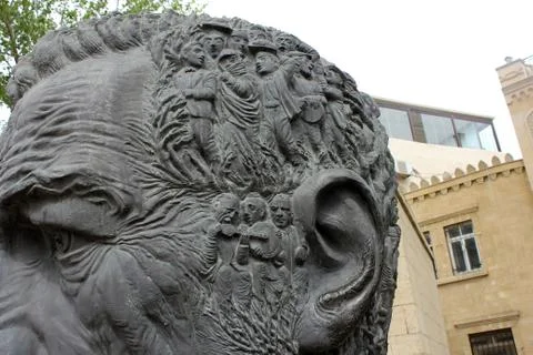 Statue of a lion Stock Photos