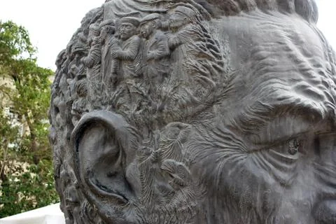 Statue of a lion Stock Photos
