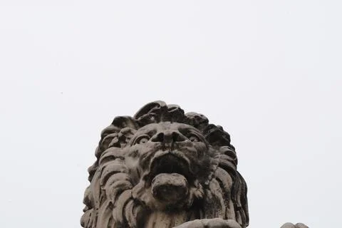 Statue of lion Stockfoto's