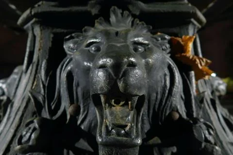 Statue of a lion Stock Photos