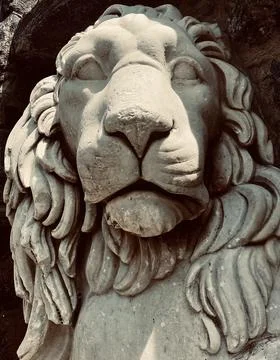 Statue of a Lion Foto stock