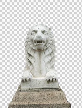 The statue of a lion Stock Photos