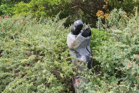 Statue Lost in Prayer Stock Photos