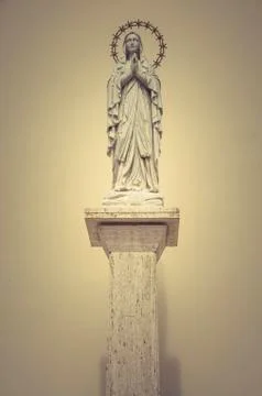 Statue of Madonna Stock Photos