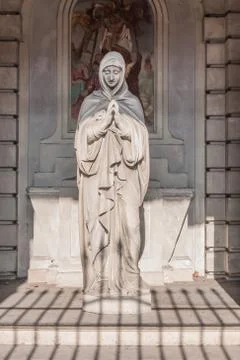Statue of the Madonna Stock Photos