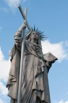 Statue of the Madonna Stock Photos