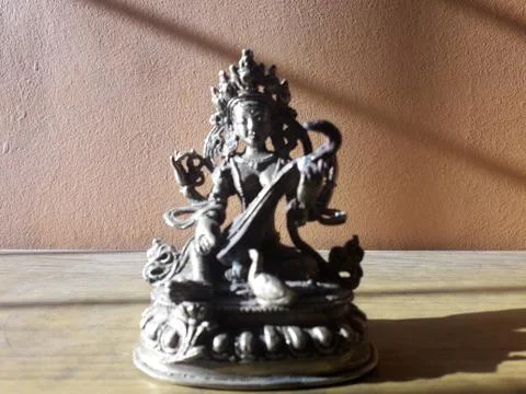 Statue of Manjushree Stock Photos