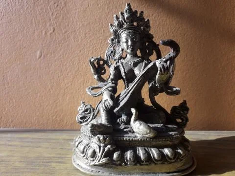 Statue of Manjushree Stock Photos