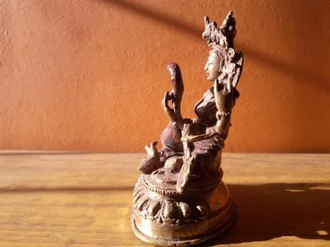 Statue of Manjushree Stock Photos