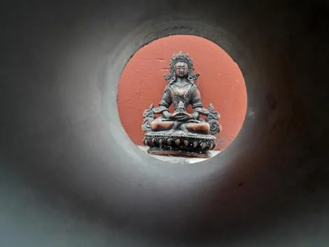 Statue of Manjushree 库存照片