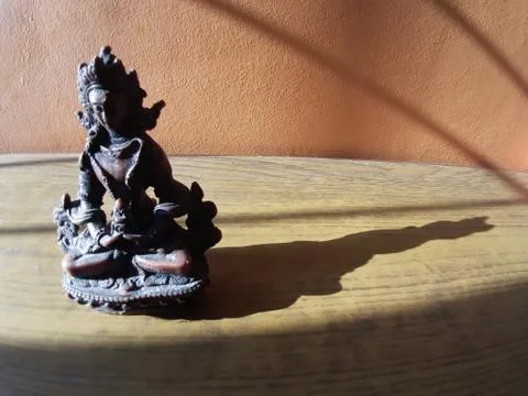 Statue of Manjushree 库存照片