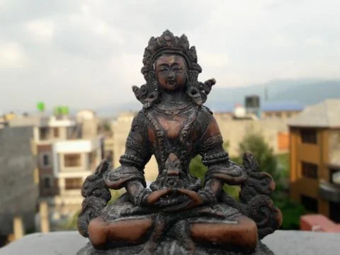 Statue of Manjushree Stock Photos