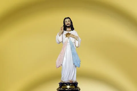 Statue of the merciful Jesus Stock-Fotos