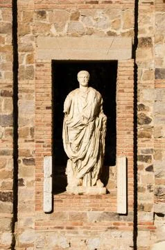 Statue in merida, spain Stock Photos