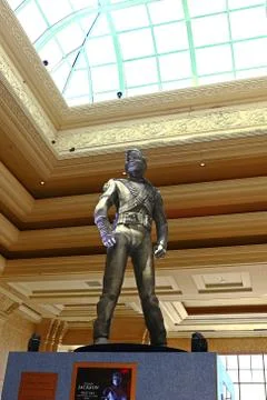 Statue of Michael Jackson 스톡 사진