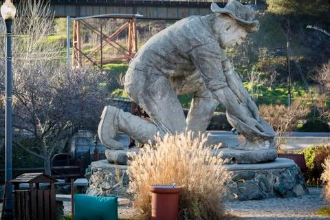 Statue of Miner Photos