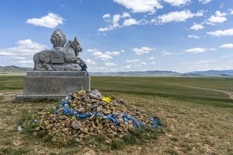 Statue Moron Mongolia Stock Photos