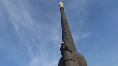 Statue of mother Stock Footage 150744930