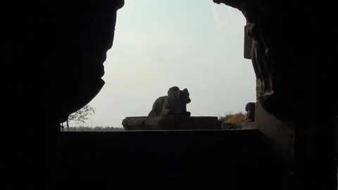 STATUE OF NANDI 스톡 동영상 128602766