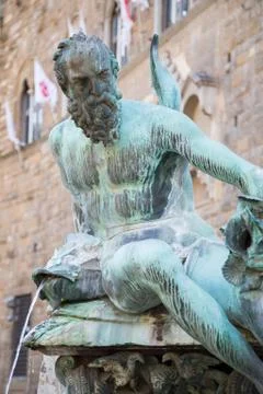 Statue of Neptune Stock Photos