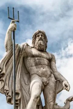 Statue of Neptune Stock Photos