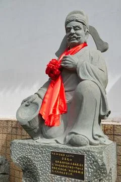 Statue no. 22 of the 24 Filial Exemplars collection at Thean Hou Temple, KL Stock Photos