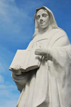 Statue of a Nun Stock Photos