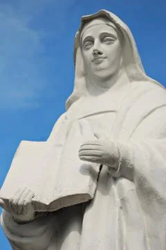 Statue of a Nun Stock Photos