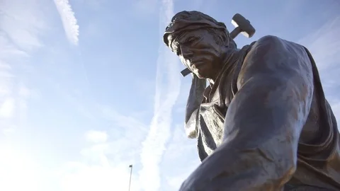 Statue: Omaha, Nebraska 스톡 동영상 84075613