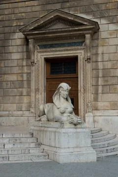 Statue at the Opera in Budapest Stock Photos