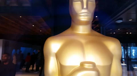 Statue Oscars Academy Awards 4K Stock Footage 68174469