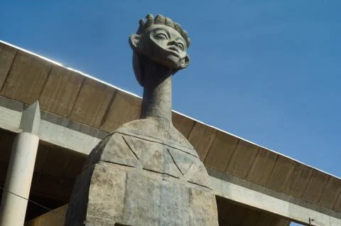 Statue in Ouagadougou Stock Photos