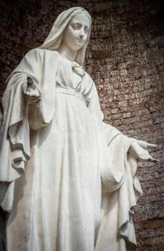 Statue of Our Lady Stock Photos