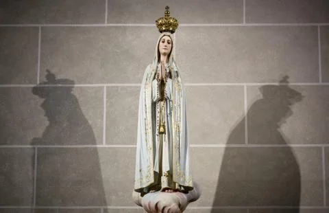 Statue of Our Lady Stock Photos
