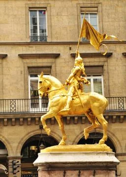 Statue in Paris Foto stock