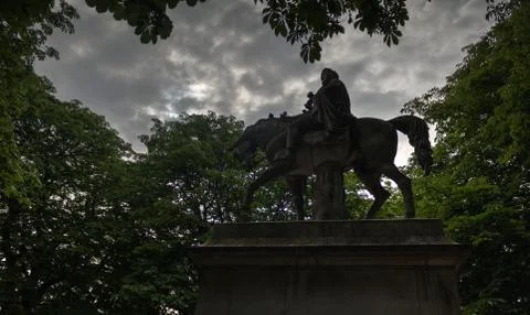 Statue in paris Foto stock