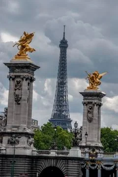 Statue in Paris Stock Photos
