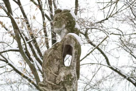 Statue in the park Foto stock