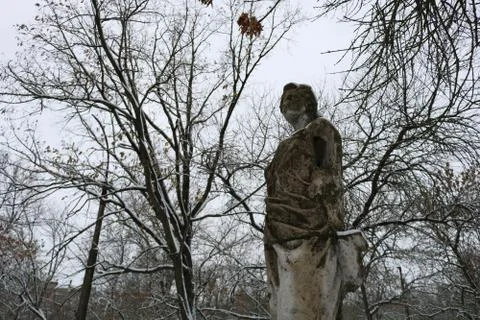 Statue in the park Foto stock