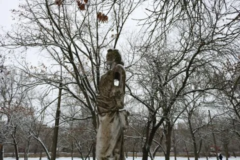 Statue in the park Stock Photos