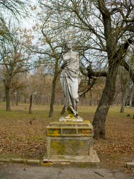 Statue in the park Stock Photos
