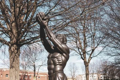 Statue in the park Stock Photos
