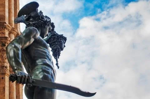 Statue of Perseus, Florence 写真素材