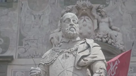 A Statue in Pisa in Italy Stock Footage 66446546