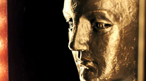 Statue Rack Focus, Color Corrected Video stock 25846276